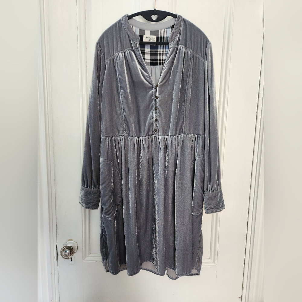 Anthro Holding Horses Velvet Tunic